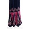 Long 8-Kali Embroidered Maxi Dress with Stretch Sleeves VTrendz