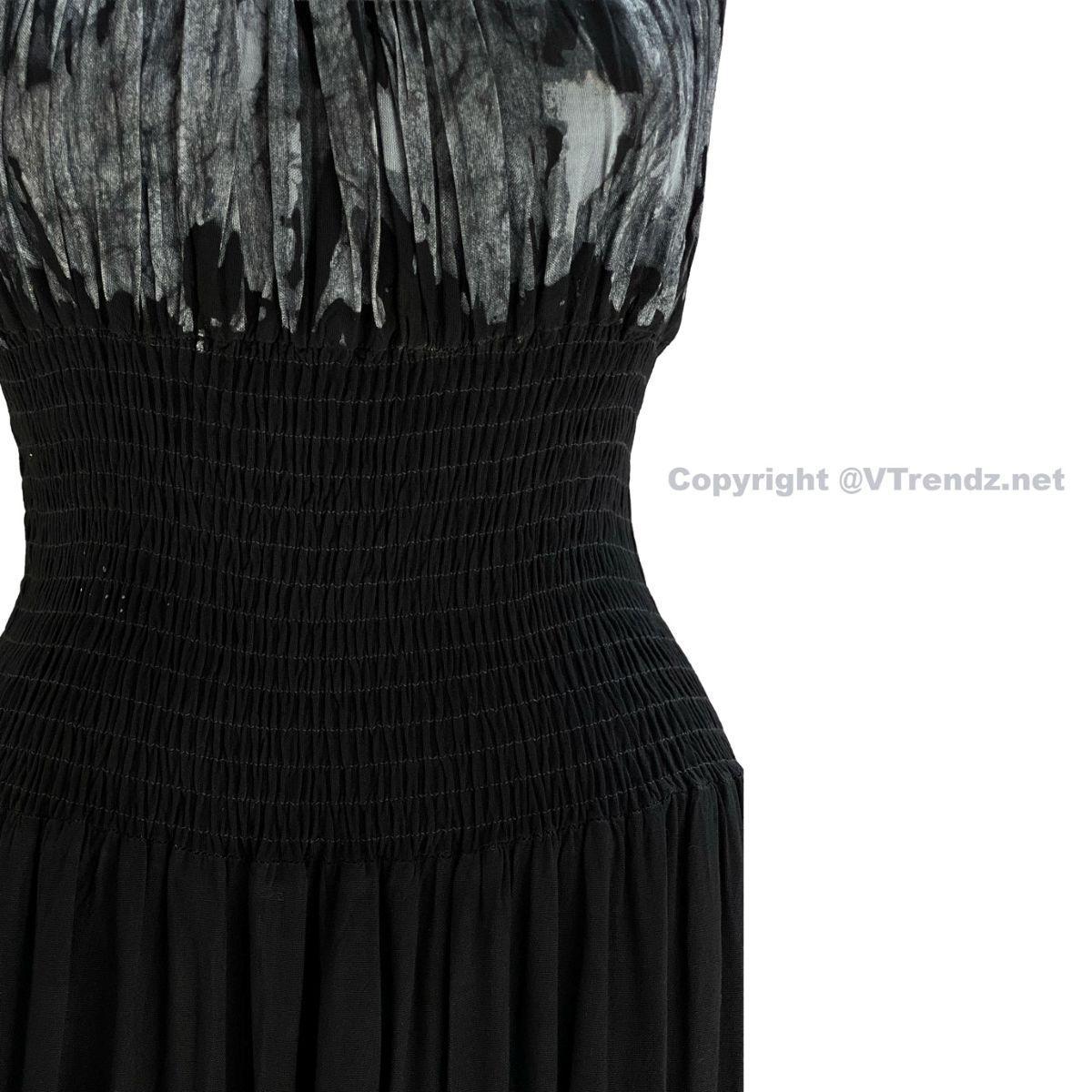 Long 8-Kali Embroidered Maxi Dress with Stretch Sleeves - Image 23