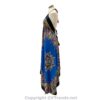Jamawar Scarf Dress Dori with Halter Neck & Back Ties VTrendz