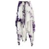 2 Layer Tie Dye Handkerchief Dress with Front Corset & Adjustable Straps VTrendz