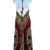 Batik Scarf Dress Dori with Halter Neck & Back Ties VTrendz
