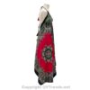 Jamawar Scarf Dress Dori with Halter Neck & Back Ties VTrendz
