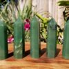 Green Aventurine Obelisk Tower Jumbo Healing Wand Spirit Stone 8 Faceted Pointed Obelisk Tower Healing Reiki Wand Metaphysical Balance Energy Approx. 4 inches tall VTrendz