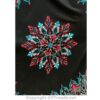 Jamawar Scarf Dress Dori with Halter Neck & Back Ties VTrendz