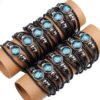 Zodiac Bracelets Green Stone Glow in the dark
