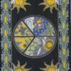 Peace Sign Wall Hanging Handmade Cotton Tapestry 84"x54" inch