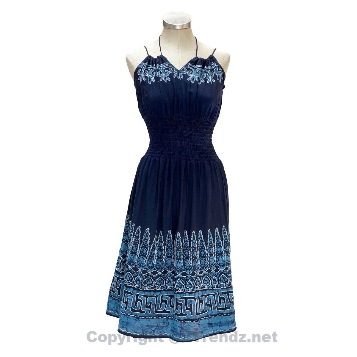 Batik Printed 8 Kali Convertible Midi Dress