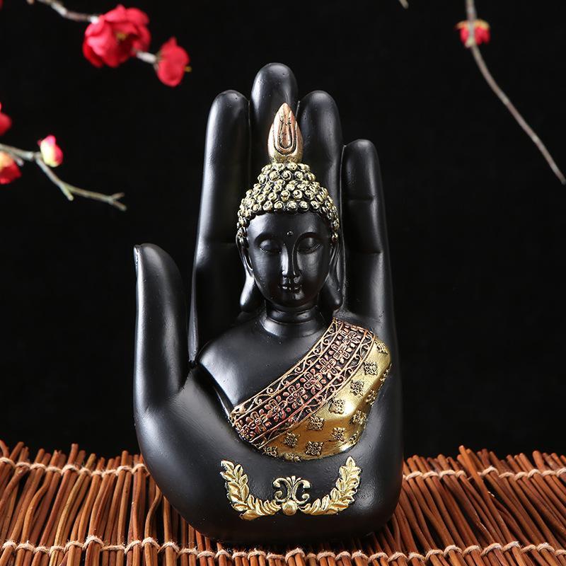 Buddha Hand Statue Handmade Resin Idol Figurine Statue Ornament Home, Office, Yoga, Meditation Room or Outdoor Decor - Image 6
