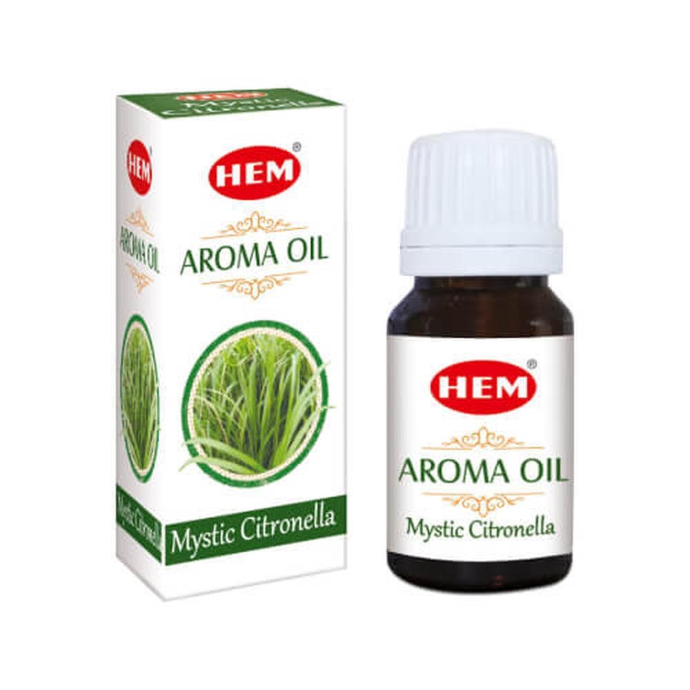 HEM Mystic Citronella Aroma Oil | A 10ml Vial of Cleansing & Repelling
