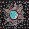 Celestial Sun Moon Star Horizontal Hang Wall Hanging Handmade Cotton Tapestry 84" x 54" inch