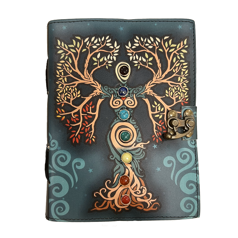 Tree of Life Goddess 7 Chakra Journal | Grimoire of the Divine Feminine