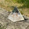 Selenite & Kambaba Jasper Base Tree of Life Orgonite Pyramid: Absolute Purification & Grounding Shield (3-Inch) - Image 5