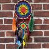 Bamboo Rainbow Dream Catcher Dia 19 cm L 66 cm VTrendz