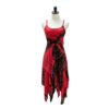 2 Layer Tie Dye Handkerchief Dress with Front Corset & Adjustable Straps - Image 33