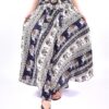 Skirt / Dress Coconut Buckle Elephant Long Comfy Skirt with Elastic Stretch and Adjustable Tie VTrendz