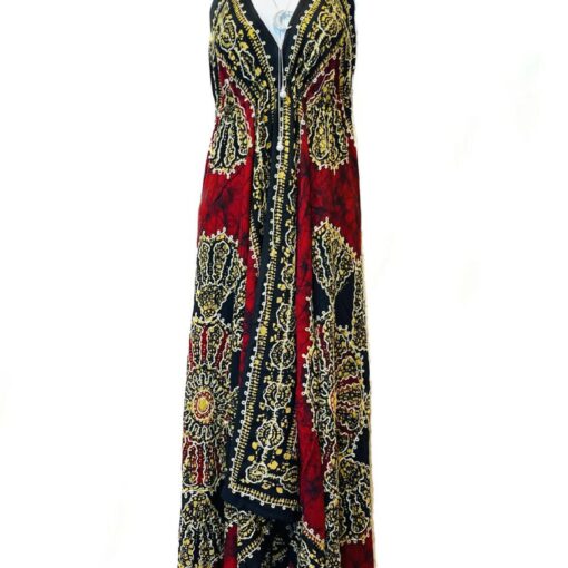 Batik Scarf Dress Dori with Halter Neck & Back Ties