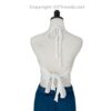 Bikini Top/ Rayon Halter Neck Embroidery and Fringe Crop Top with Tie in the Back, 1 Size Fits Most - Image 44