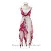2 Layer Tie Dye Handkerchief Dress with Front Corset & Adjustable Straps - Image 28