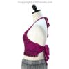 Bikini Top/ Rayon Halter Neck Embroidery and Fringe Crop Top with Tie in the Back, 1 Size Fits Most - Image 54