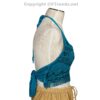 Bikini Top/ Rayon Halter Neck Embroidery and Fringe Crop Top with Tie in the Back, 1 Size Fits Most - Image 21