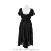 Short Sleeves Victorian Style Corset Dress with Lace & Floral Threadwork - Image 24