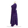 Long Sleeves Victorian Style Corset Dress with Georgette Lace & Threadwork - Image 12