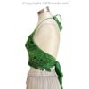 Bikini Top/ Rayon Halter Neck Embroidery and Fringe Crop Top with Tie in the Back, 1 Size Fits Most - Image 29