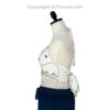 Bikini Top/ Rayon Halter Neck Embroidery and Fringe Crop Top with Tie in the Back, 1 Size Fits Most - Image 45